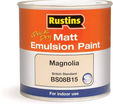 Magnolia Matt Emulsion Paint 250ml – Water Based, Quick Dry Interior