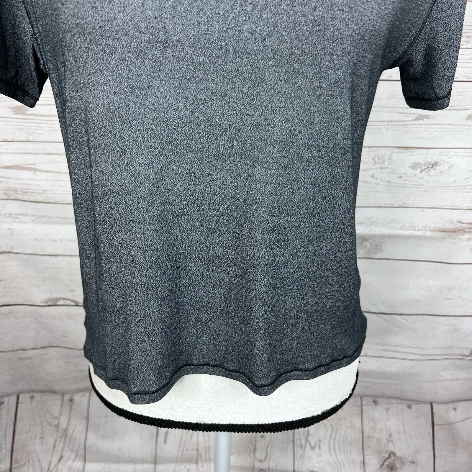 lululemon fall in place short sleeve heathered high-low shirt