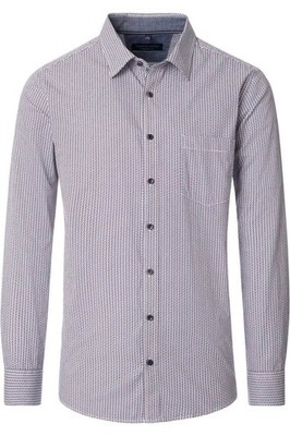 Casa Moda Comfort Fit Shirt Red Print