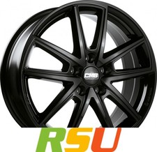 CMS C30 complete black gloss 7.5x18" ET50 LK5 108 ML 63.4 Alufelgen 18 Zoll