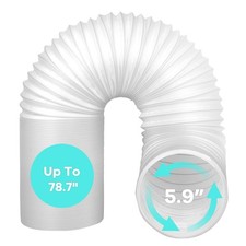 80 Length 5.9 Inch Diameter Portable Air Conditioner Hose With Anti-clockwis... 80 Length 5.9 Inch Diameter Portable Air Conditioner Hose With Anti-clockwis...