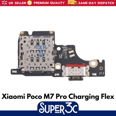 Für Xiaomi Poco M7 Pro Ersatz Ladebuchse Dock Connector Flex - UK