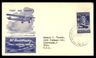 Mayfairstamps New Zealand FDC 1958 First Tasman Flight 30th Anniv First Day Cove