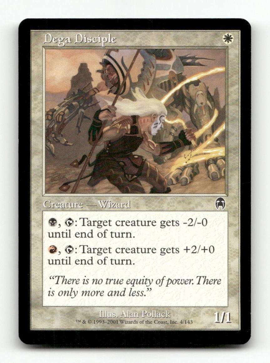 Dega Disciple 4 Common Apocalypse Magic: The Gathering Lightly Played