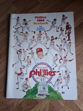 Vintage Philadelphia Phillies 1984 Official Baseball Year Book Magazine