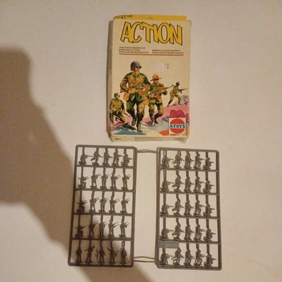 ESCI A-Toys Action Modern Soviet Soldiers 1/72" Scale Complete Spur attached. - Image 1 of 4