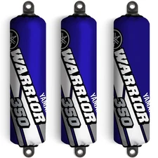Blue Shock Protector Covers for Yamaha Warrior YFM350 Limited Edition (Set of 3)