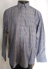ROBERT GRAHAM Geometric 100 Cotton Long Sleeve Button Dress Shirt Men's Medium
