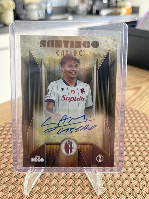 Santiago Castro 1/1 (One of One) Auto 'Current Stars' Bologna Topps Deco 2025/26