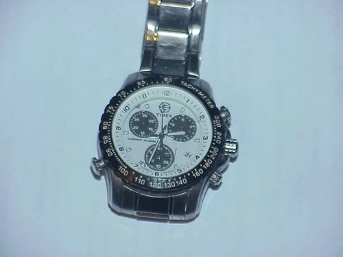 Vintage Timex Chrono Alarm Mens Wristwatch That Is Untested