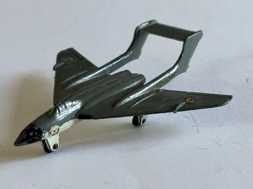 Vintage Diecast Dinky Toys #738 Royal Navy De Havilland DH110 Sea Vixen airplane