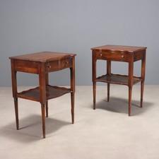 Coppia Comodini Antichi Statton Trutype Furniture Americana XX Secolo Originali
