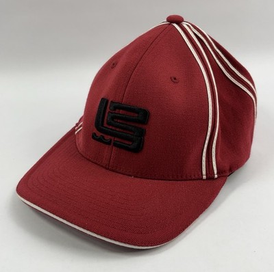 Vtg 2005 Nike LeBron James LJ23 Crown Hat Maroon SU5 YPG Flex L-XL