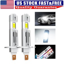 Auxito H1 Led Headlight High Beam Combo Error Kit Free White Fan Canbus Cooling