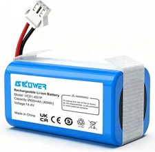 14.4V 2800mAh Replacement Battery for Ionvac SmartClean 2000 for Robovac 7687
