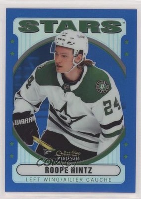 2021-22 O-Pee-Chee Platinum Retro Blue Rainbow 120/199 Roope Hintz #R-43 2tb