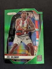 2024-25 Panini Prizm Euroleague Joel Bolomboy #42 Green Prizm Belgrade