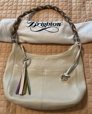 Beautiful Brighton Handbag Barbados W/ Multi Colored Handle ~ Excellent!