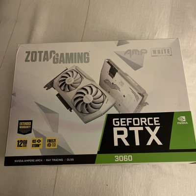 ZOTAC GAMING GeForce RTX 3060 AMP White Edition 12GB GDDR6 Graphics Card