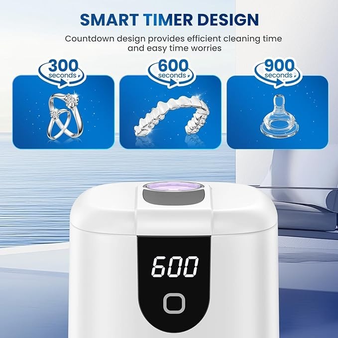 EcoBasic Ultrasonic Retainer Cleaner JX-536 Pro