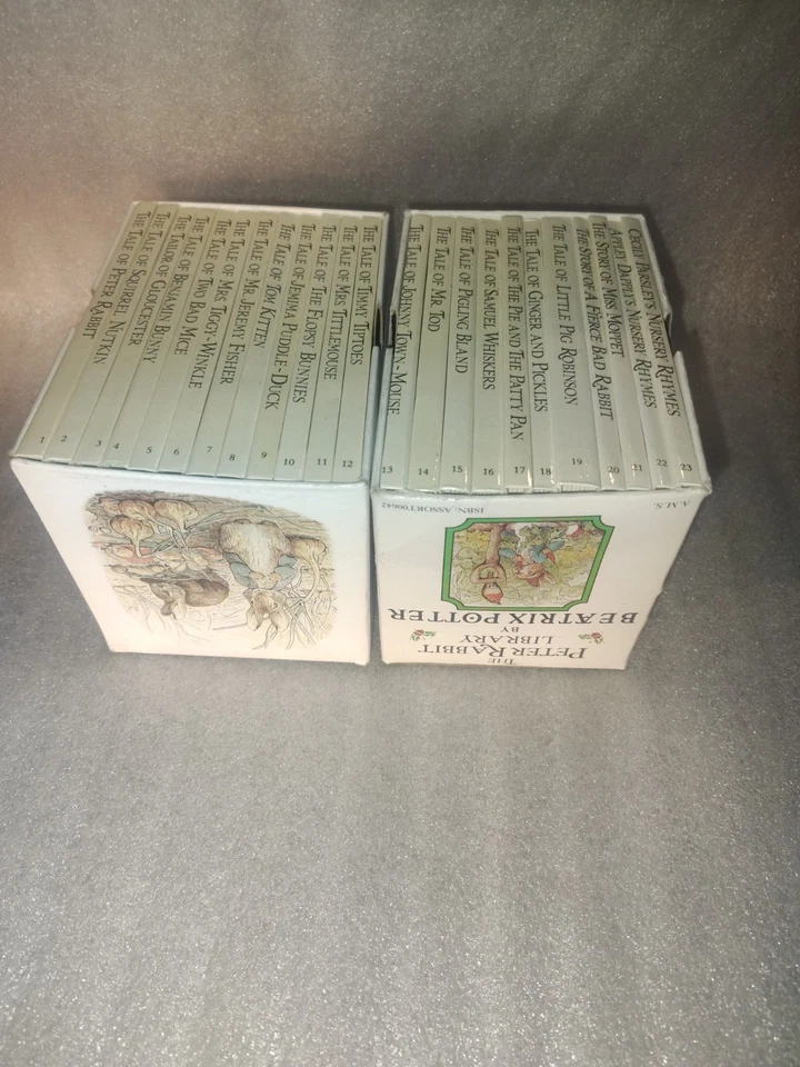 The Peter Rabbit Library by Beatrix Potter Two Box Sets HC 23 Volumes 1987 — 第 2/4 张图片