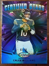 2025 Panini Certified Stars Caleb Williams 7/50 #CST-CWS Chicago Bears