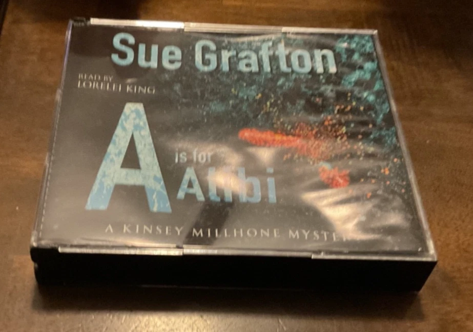 A Is For Alibi, Sue Grafton ( Kinsey Millhone) CD Audiobook Free ship in US - Image 1 of 1