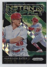 2019 Panini Prizm Instant Impact Black Finite 1/1 Harrison Bader #II-8 b4d