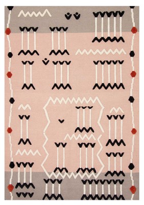 Vintage Hand Woven Carpet 5'2'' x 7'6'' Traditional Wool Kilim Rug