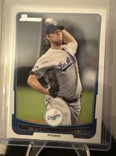 Clayton Kershaw 2012 Bowman Baseball Card #151, LA Dodgers