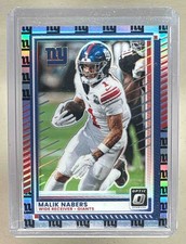 Malik Nabers 2025 Panini Donruss Optic #182 Team Logo Prizm /32