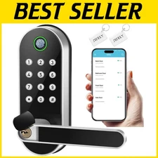 Keyless Fingerprint Door Lock - Remote Access & App Control