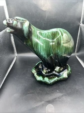 Vintage Blue Mountain Pottery (BMP) Green Glaze Polar Bear