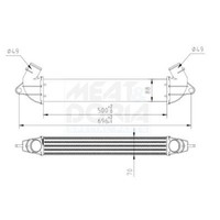 LadeluftküHler FüR Fiat Doblo Mpv Cargo 01-10 46779532