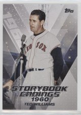 2018 Topps Update Storybook Endings Ted Williams #SE-4 HOF hg4