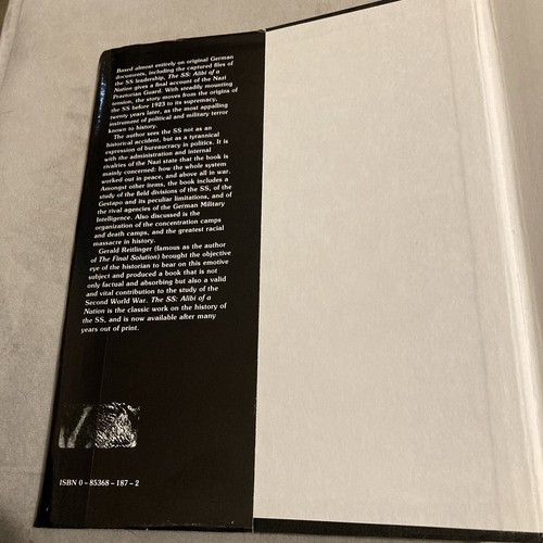 The SS Alibi Of A Nation 1922-1945 By Gerald Reitlinger S511 - Picture 2 of 8