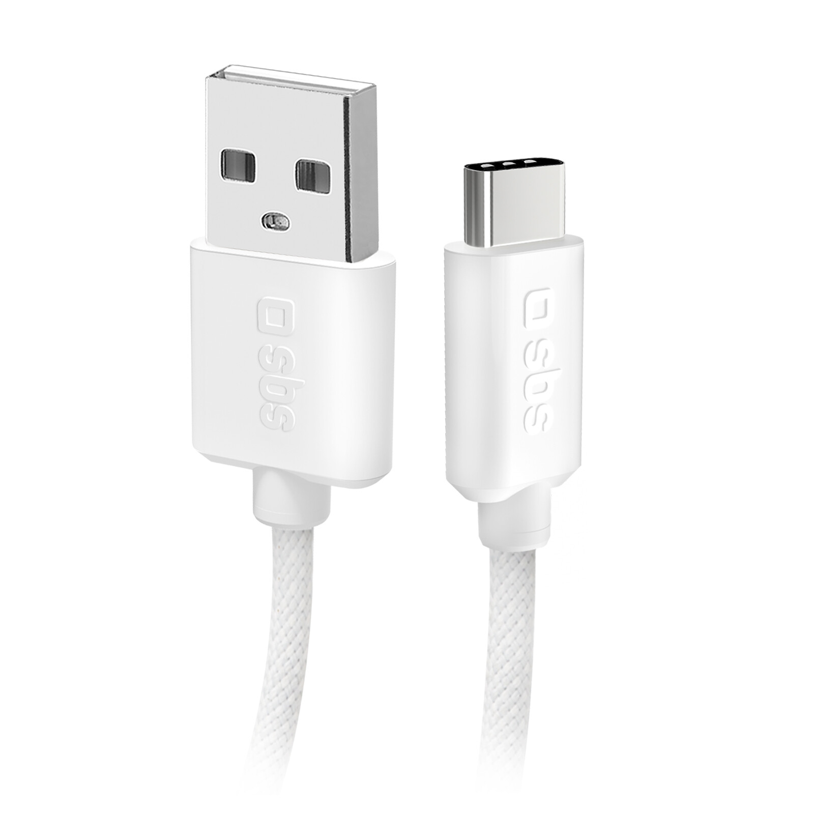 Cavo USB-A - USB-C in tessuto con fermacavo, 1.5 metri