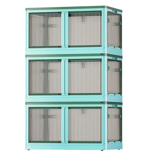 3pack Storage Bins Stackable Storage Containers for Closet Organizer Home Dorm - Picture 25 of 25