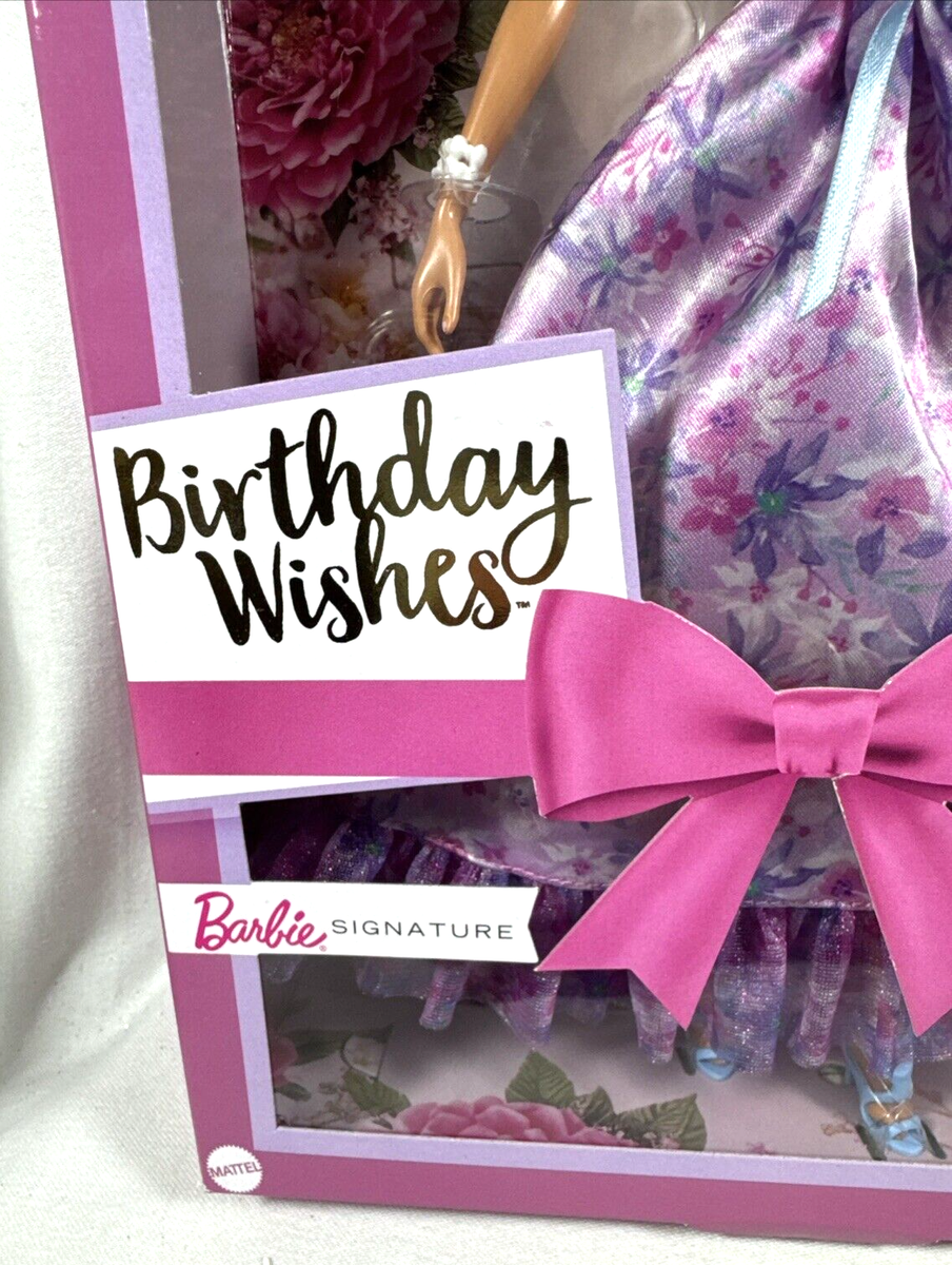 2021 Mattel HCB90 Barbie Doll Signature BIRTHDAY WISHES NRFB New