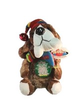 Vintage Christmas Holidays Dee Dog Plush Light Up Musical 10
