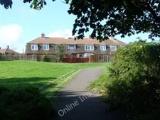 Photo 6x4 Back view of "Cornish Unit" style housing, from cycle trail 4 c2009