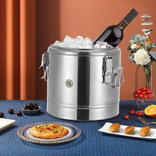 Thermobehälter Edelstahl Thermobox Warmhaltebehälter Speisen Thermoport 2.64gal