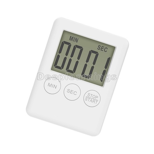 Großes LCD Display Küche Timer Countdown Up Uhr lauter Alarm - KEIN AKKU NEU - Bild 5 von 9
