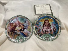 The Wizard of Oz "The Lullaby League" & “ Over the Rainbow” 2 Musical Plates