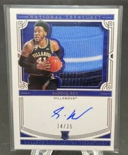 Saddiq Bey 2020-21 Panini National Treasures Collegiate Rookie Patch Auto /35