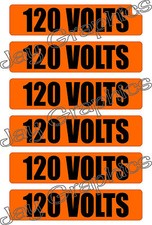 120 Volts Voltage & Conduit Markers | Stickers | Decals | Labels Electrical Volt