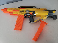 Nerf STAMPEDE ECS N-Strike Automatic BLASTER W/ 18 dart mag no ammo