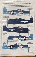Warbird 32012 - 1/32 F6F -3/5 Hellcat decals for Hasegawa