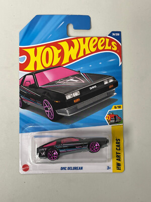 Hot Wheels 2025 Case B Mainline DMC DeLorean Black A32