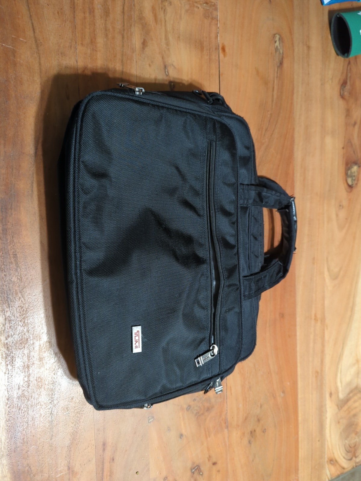 Tumi Laptop Bag Black Messenger Bag Fabric Zip Multi … Gem